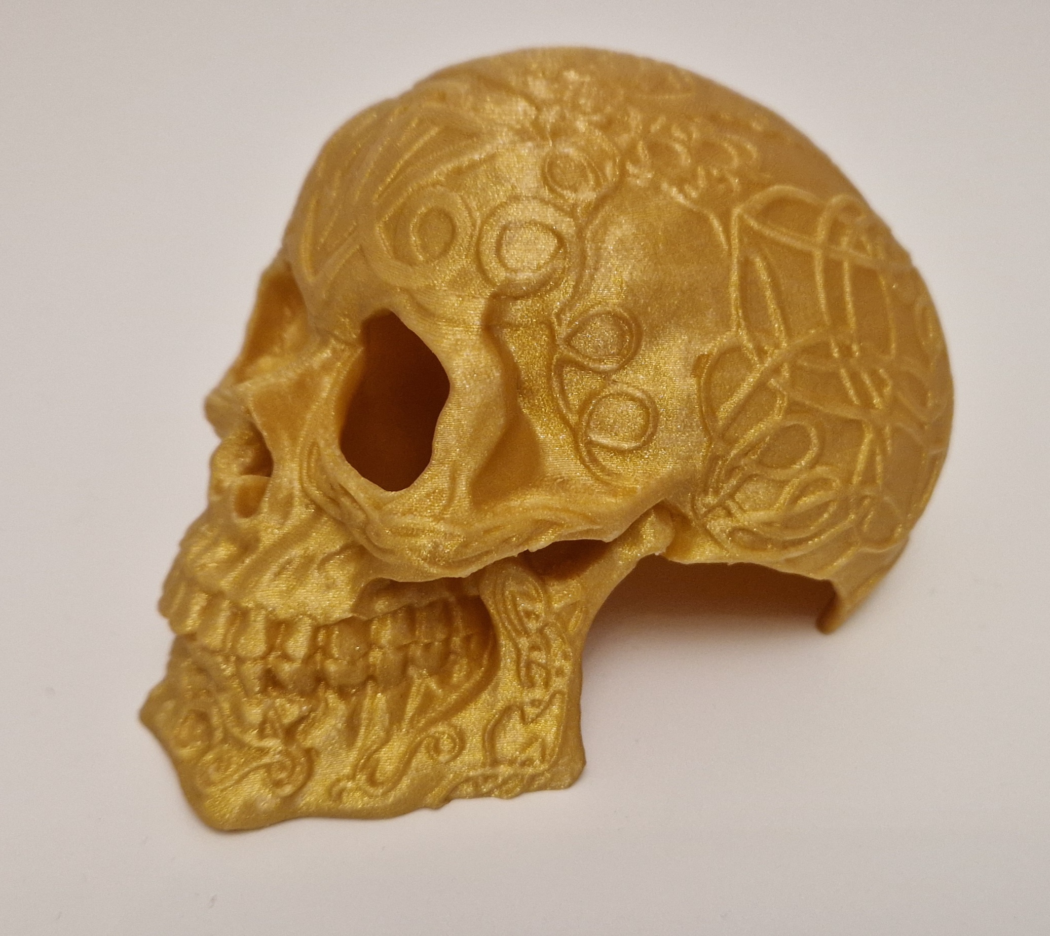 Miniatura 2 do modelo 3D Celtic skull hide