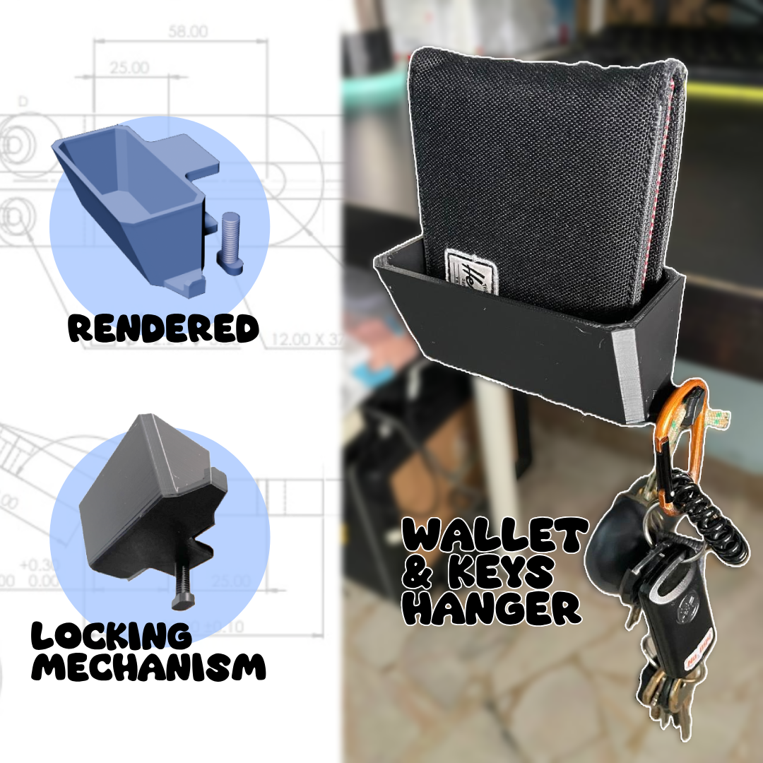 wallet and keys holder
