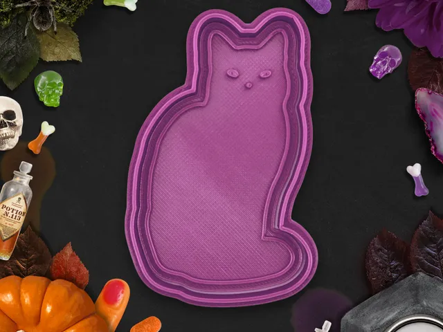 Halloween - Cat cookie cutter / stamp