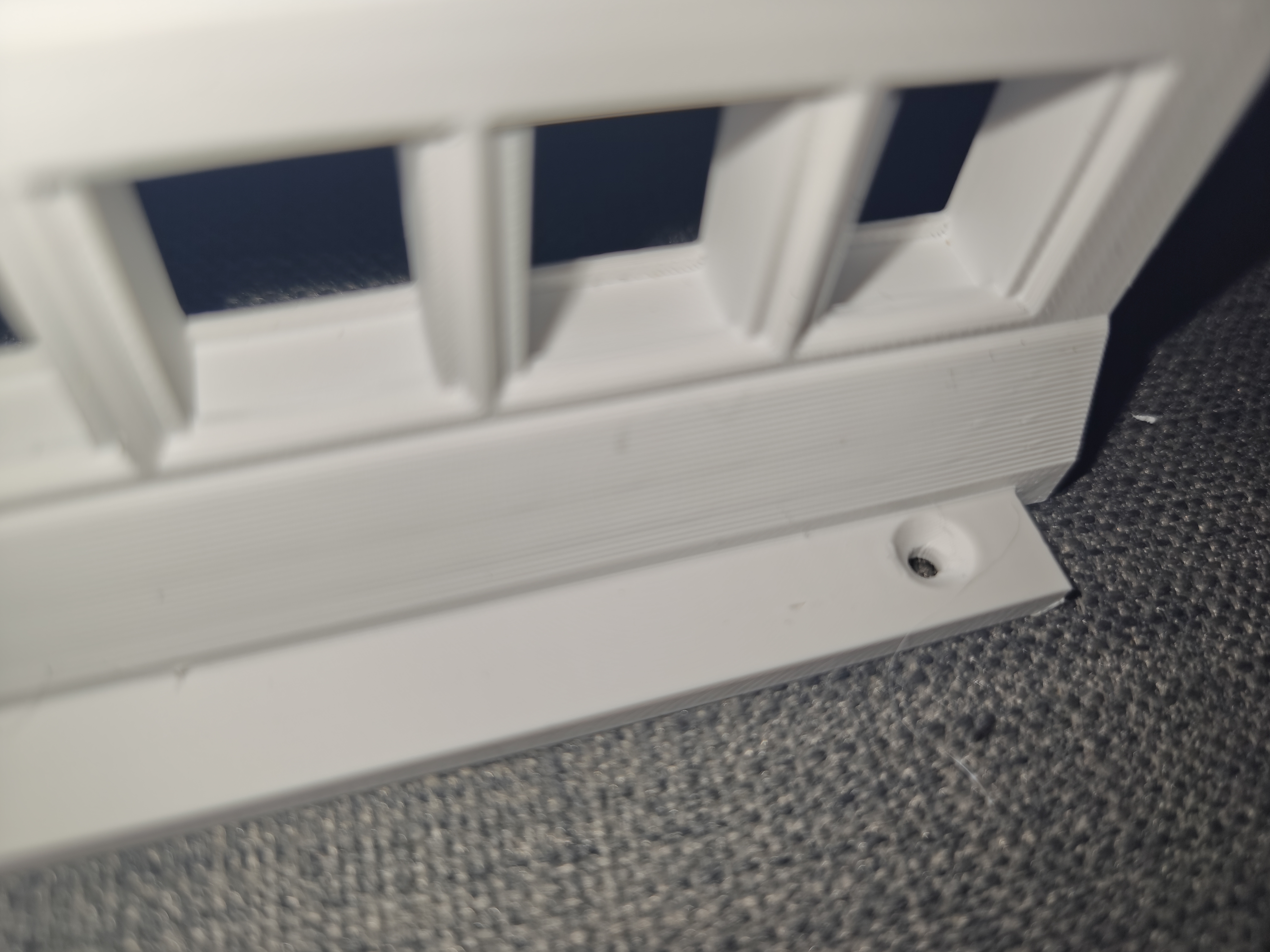 Miniatura 2 do modelo 3D keystone patch pannel for wall mount/trunking