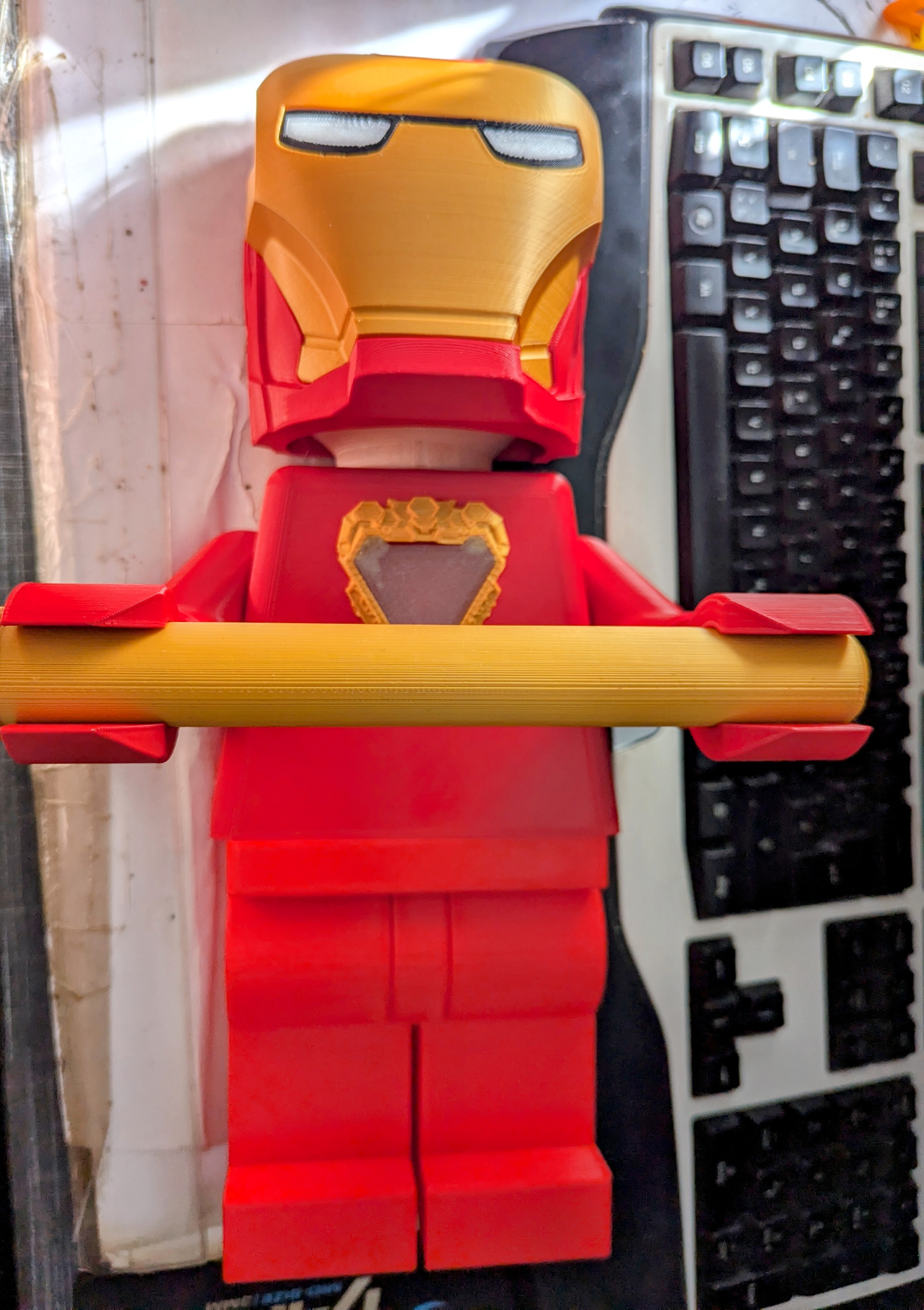 Lego Ironman Toilet Paper Holder