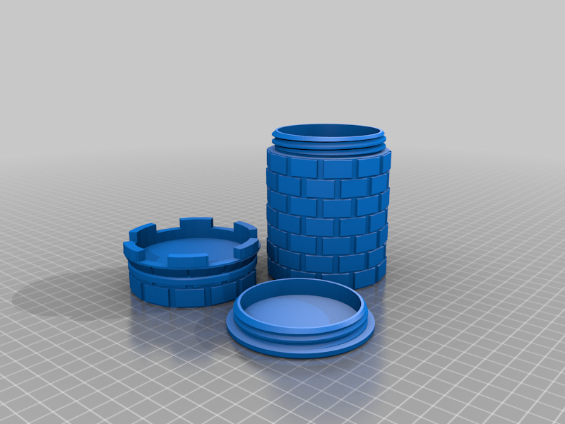 Miniatura 10 do modelo 3D Multipurpose D&D Dice Container