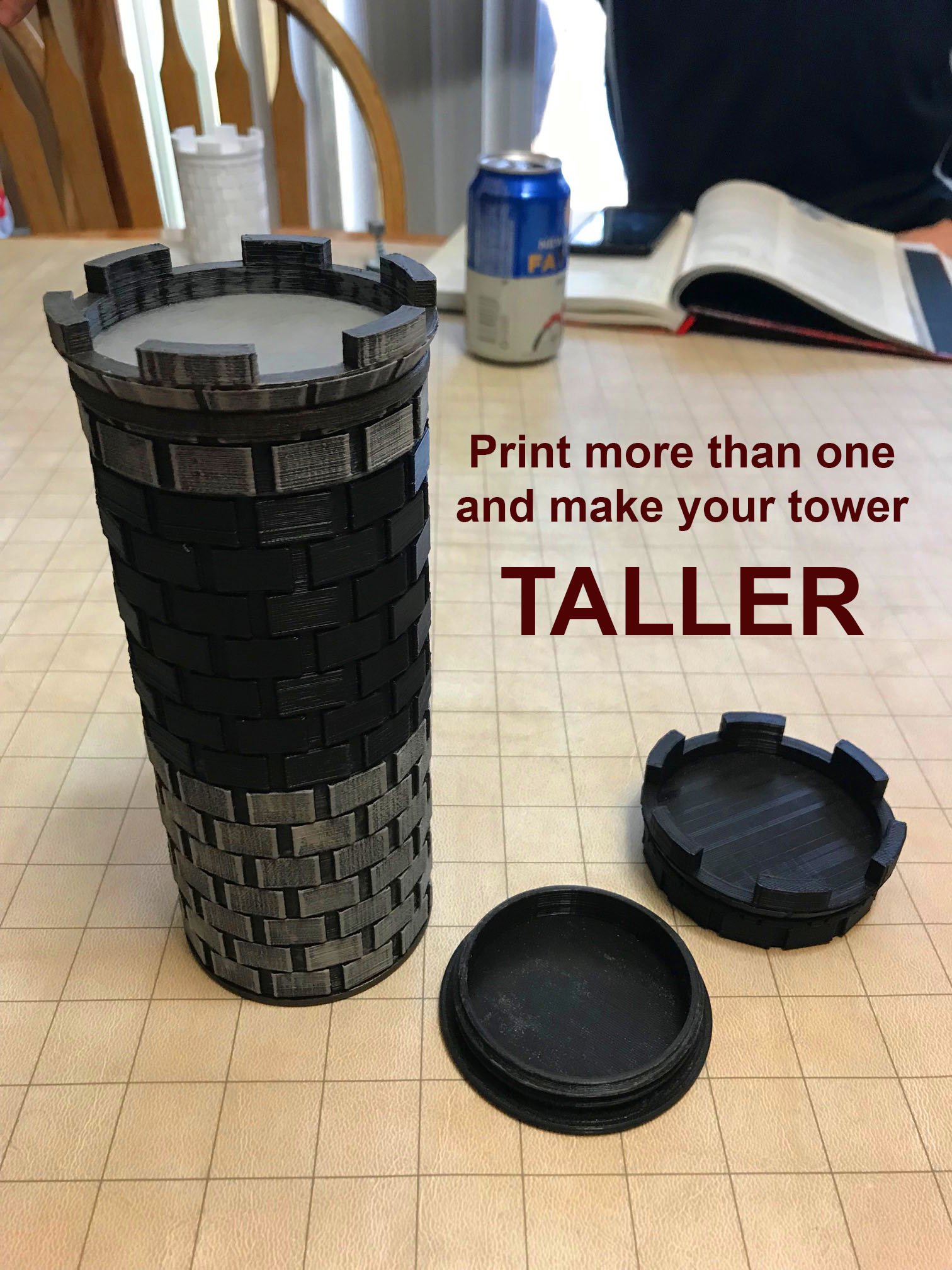 Miniatura 6 do modelo 3D Multipurpose D&D Dice Container