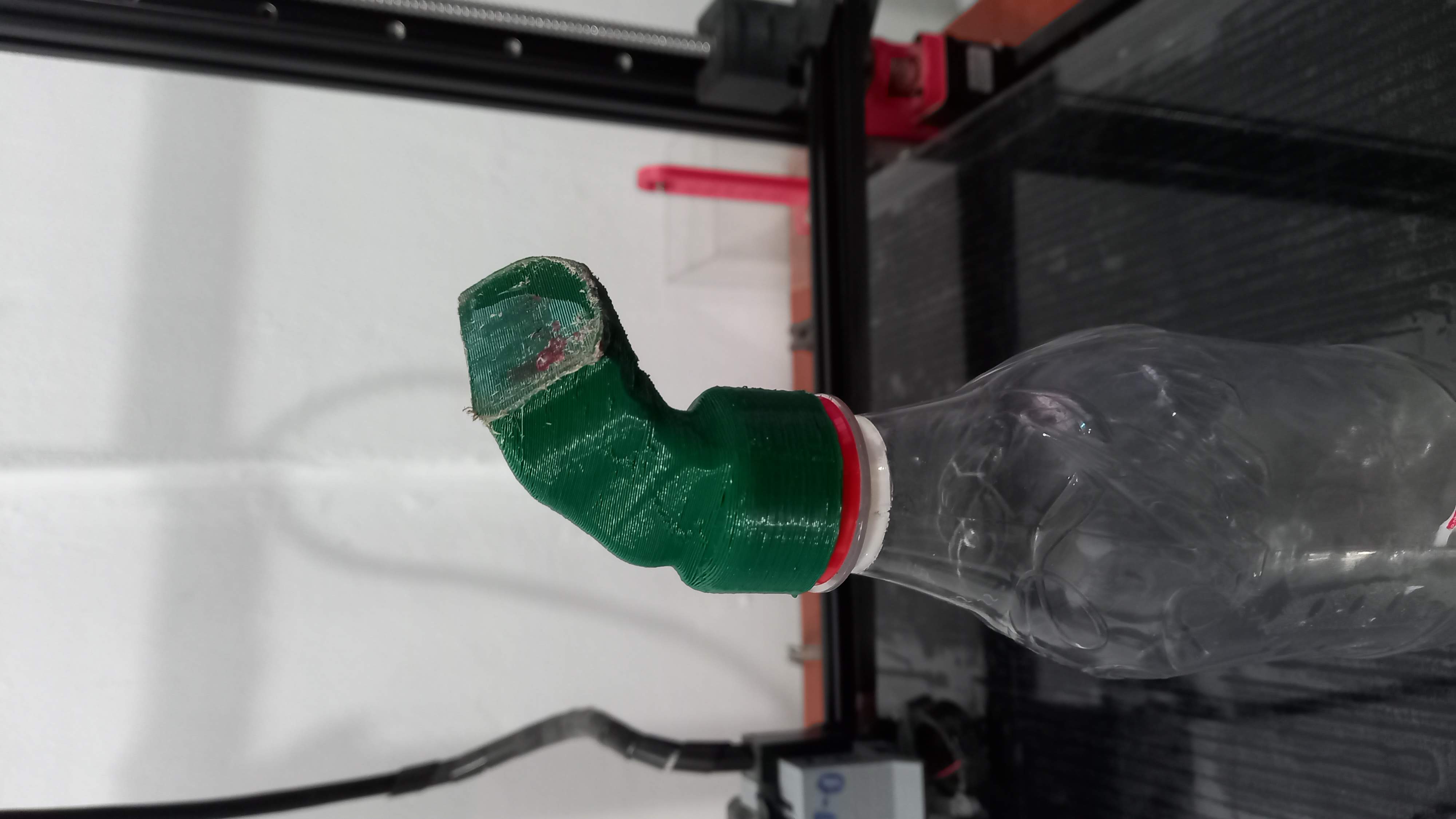 Glue spread nozzle adapter.