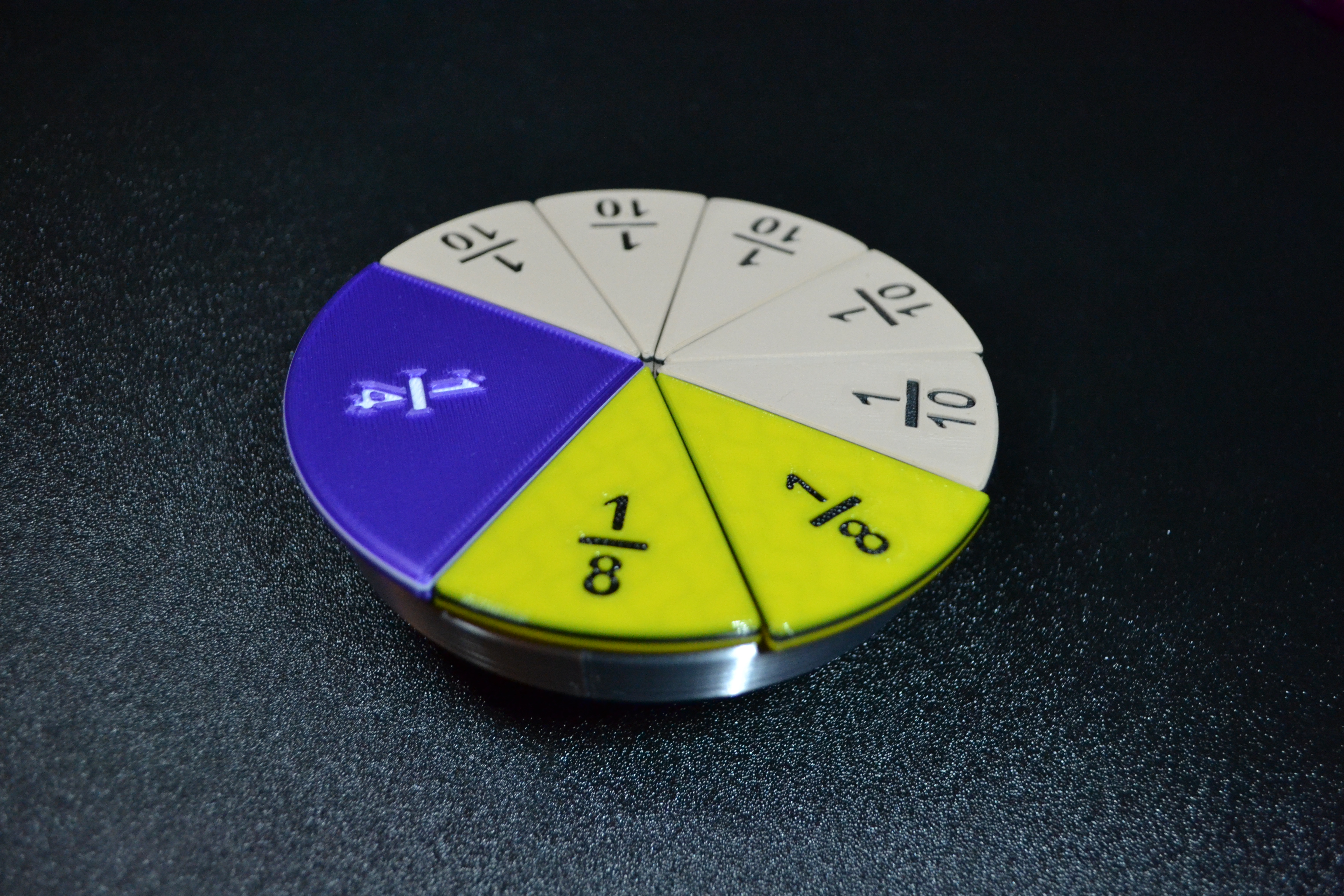 Math Pie Pieces Fraction Circle — miniatura 3
