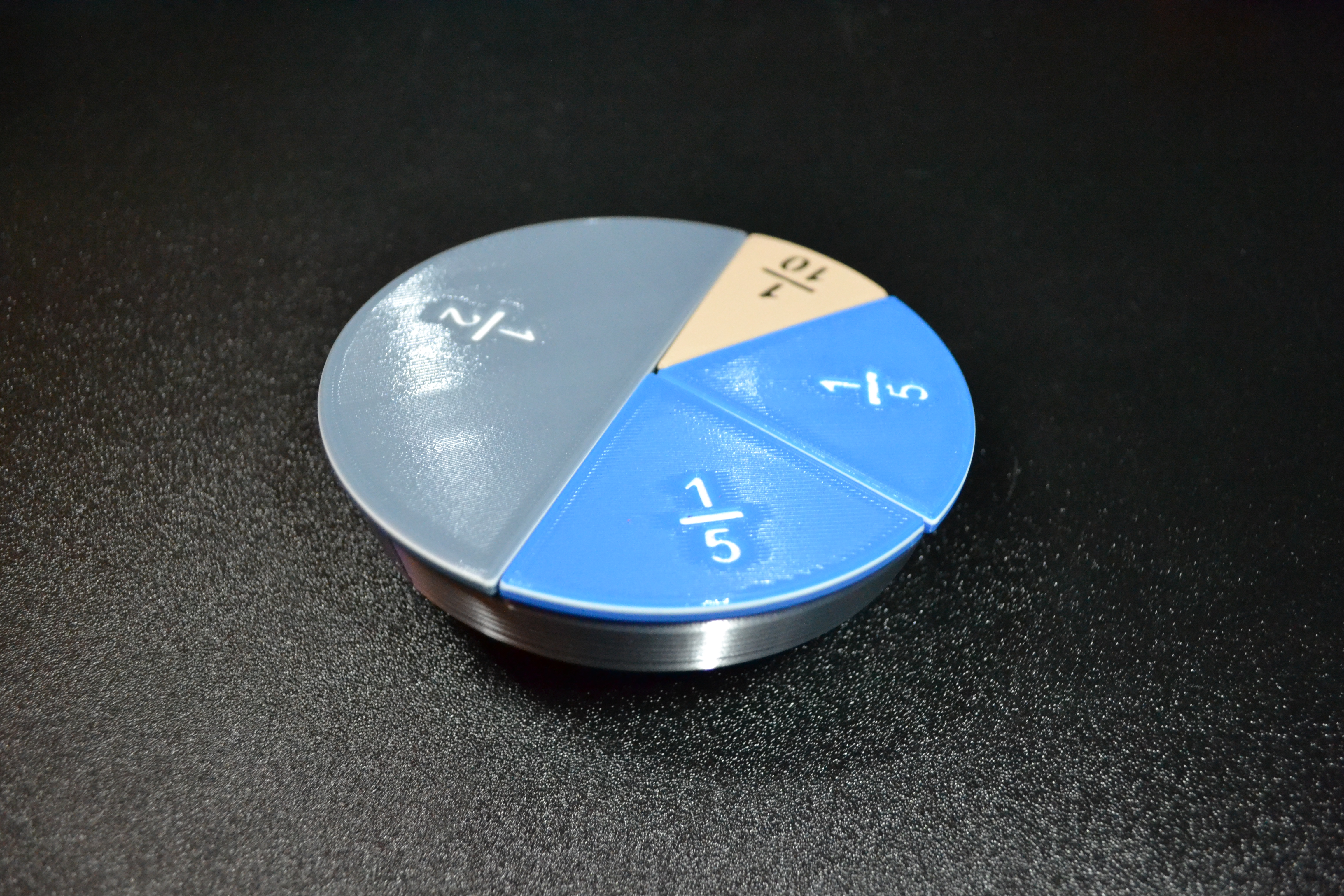 Math Pie Pieces Fraction Circle — miniatura 2