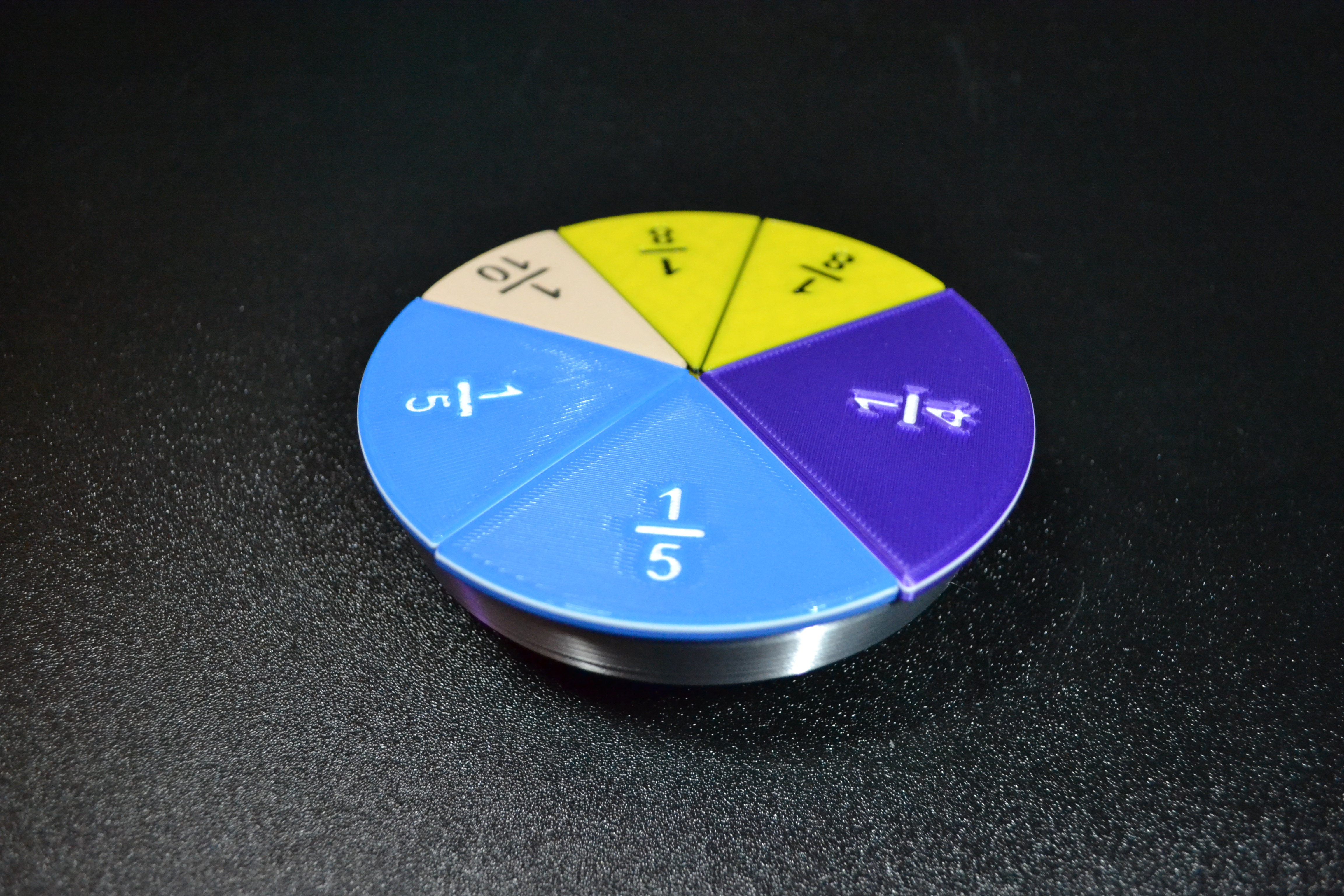 Math Pie Pieces Fraction Circle — miniatura 5