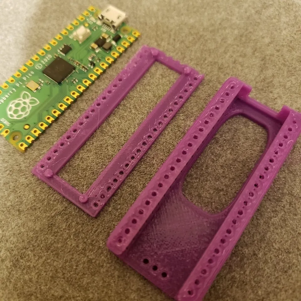 Raspberry Pi Pico Case w Slider 3D Print Model by AndysTechGarage ...