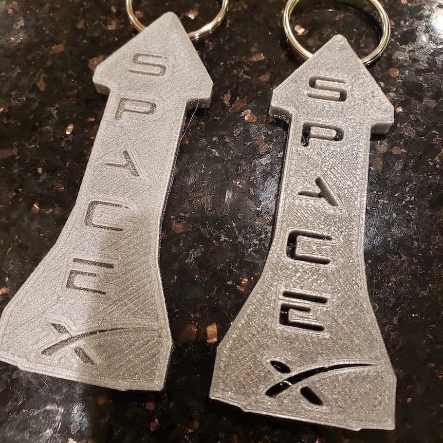 SN10 SpaceX Starship Keychain