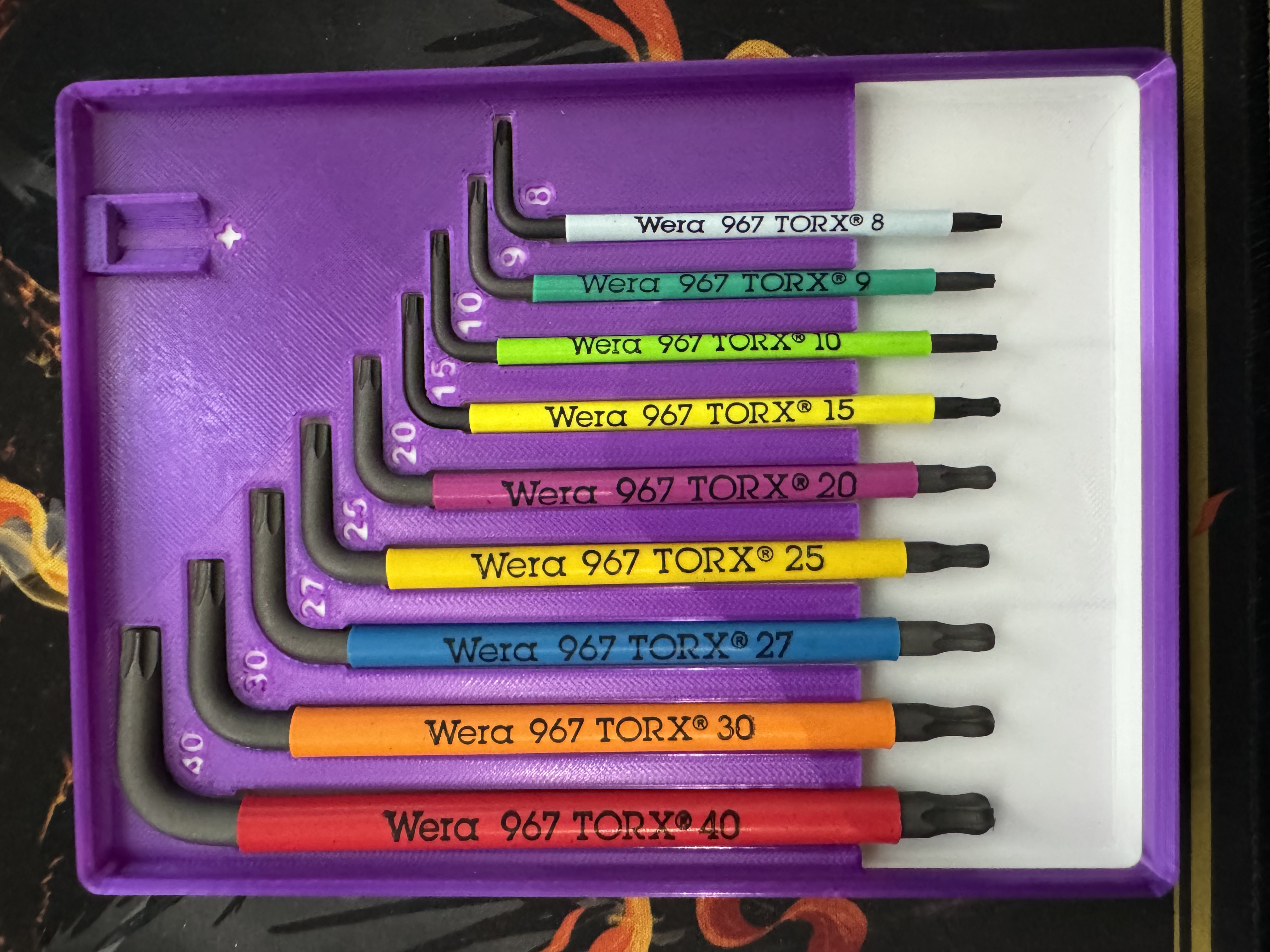 Gridfinity Wera Torx 967/9 Organiser