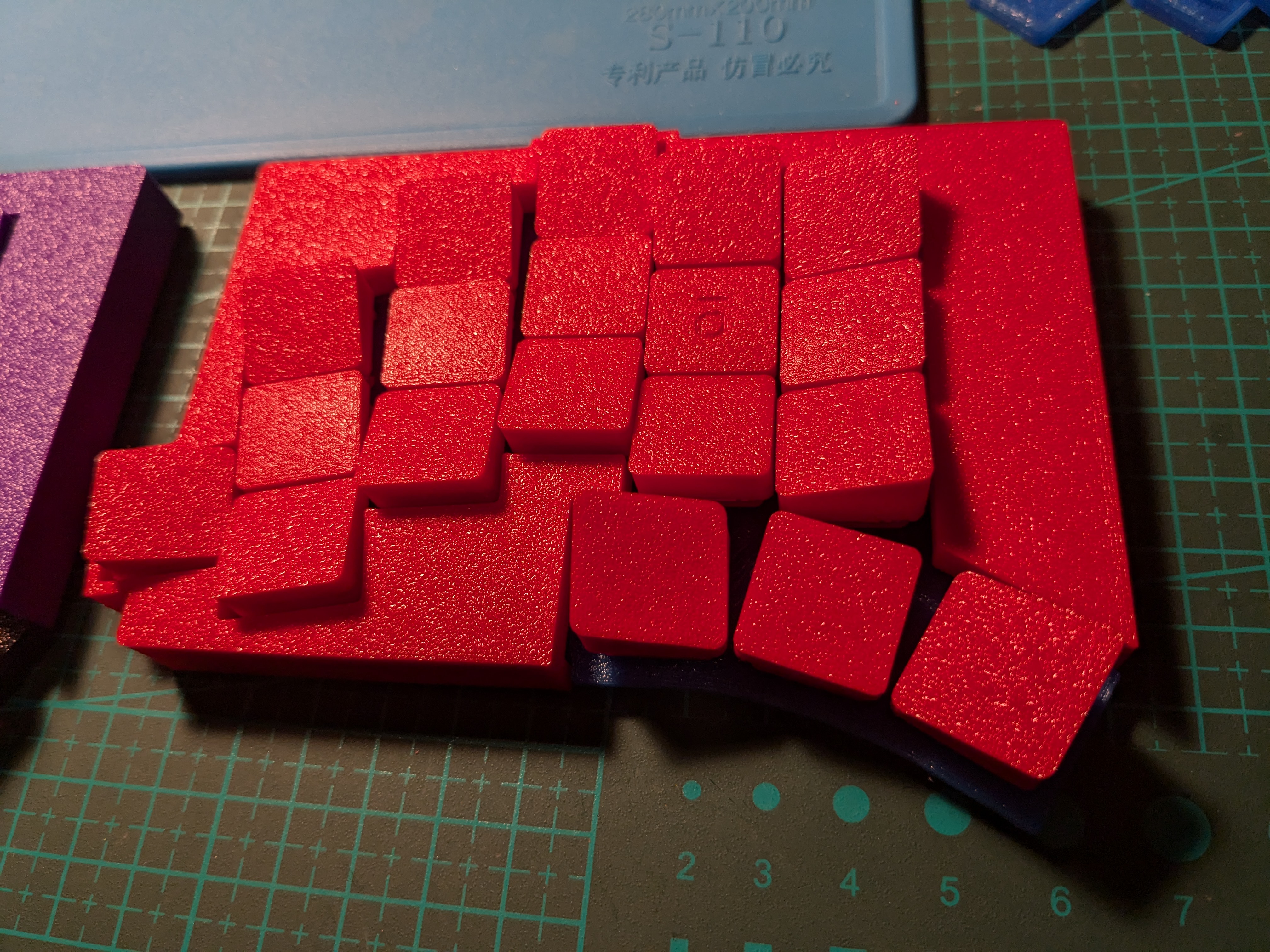 MOTE Remixed - Choc Low Profile Flat Keycaps with more aggressive 15 degree angles