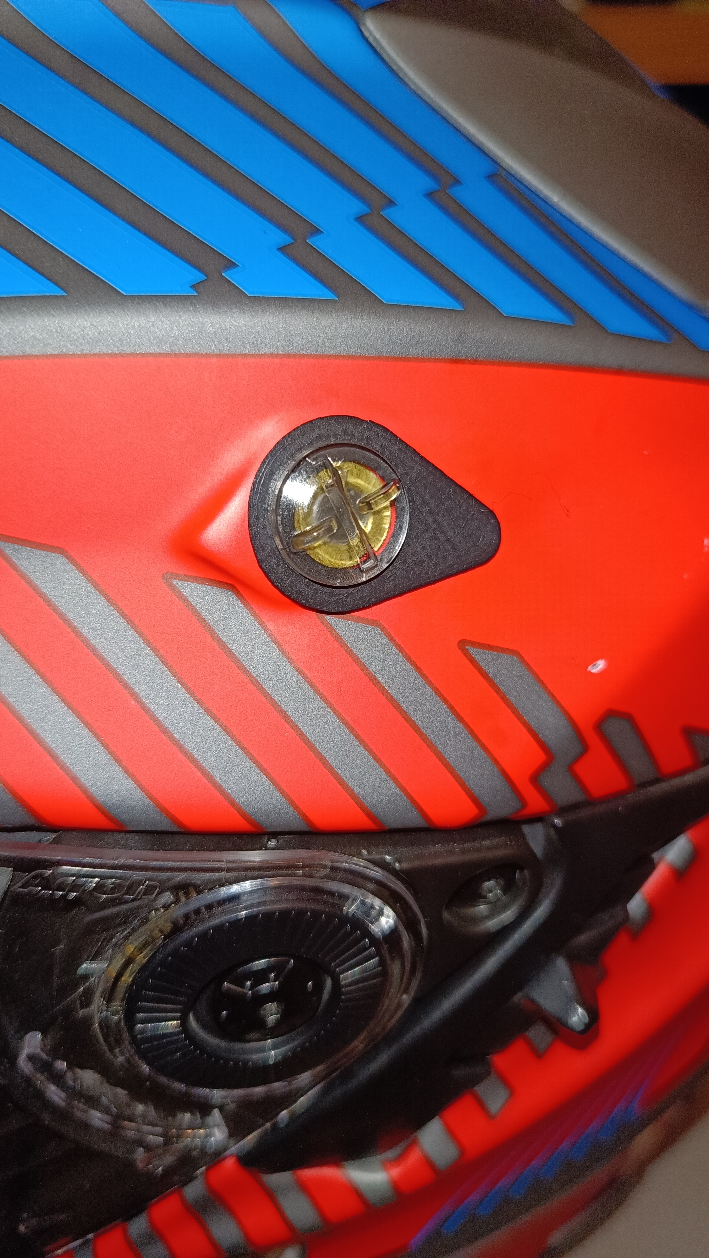 Airoh Commander Helmet Hole Cover Taps