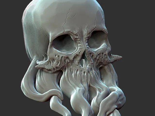 Tentacle skull