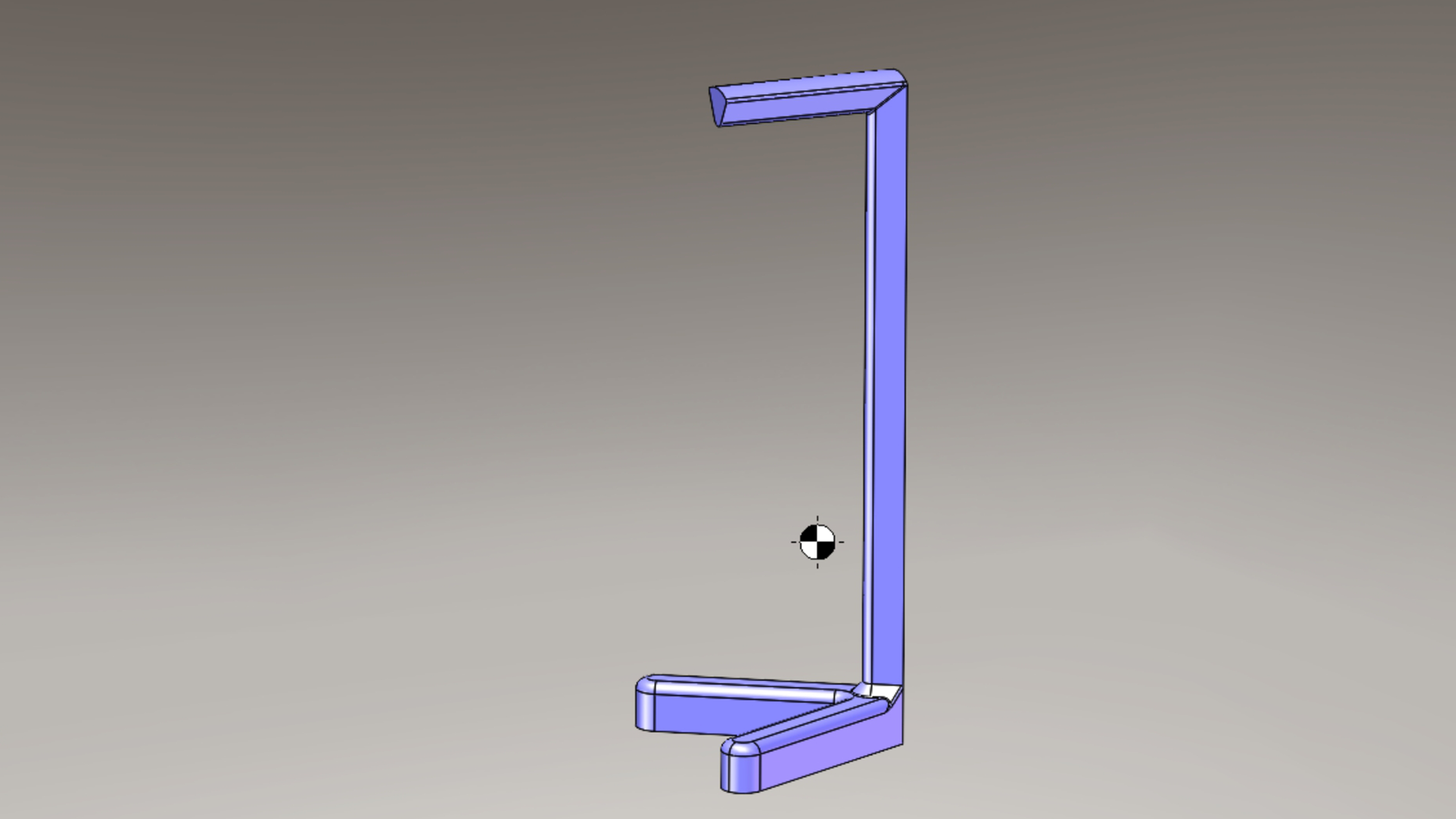 Miniatura 4 do modelo 3D Simple Headphone Stand