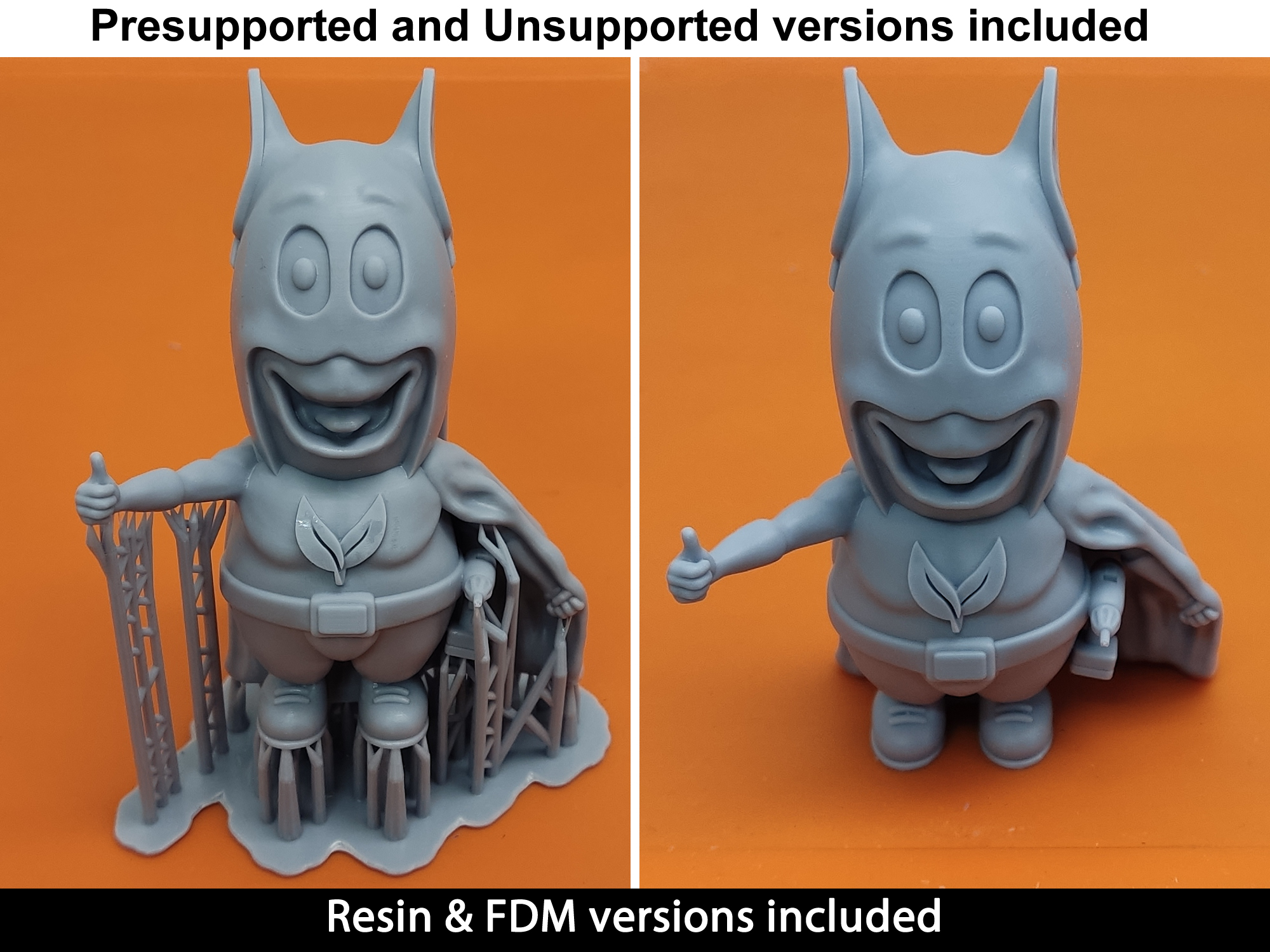 Mini VogMan – Friendly 3D Printable Mascot (Presupported/Unsupported) — miniatura 4