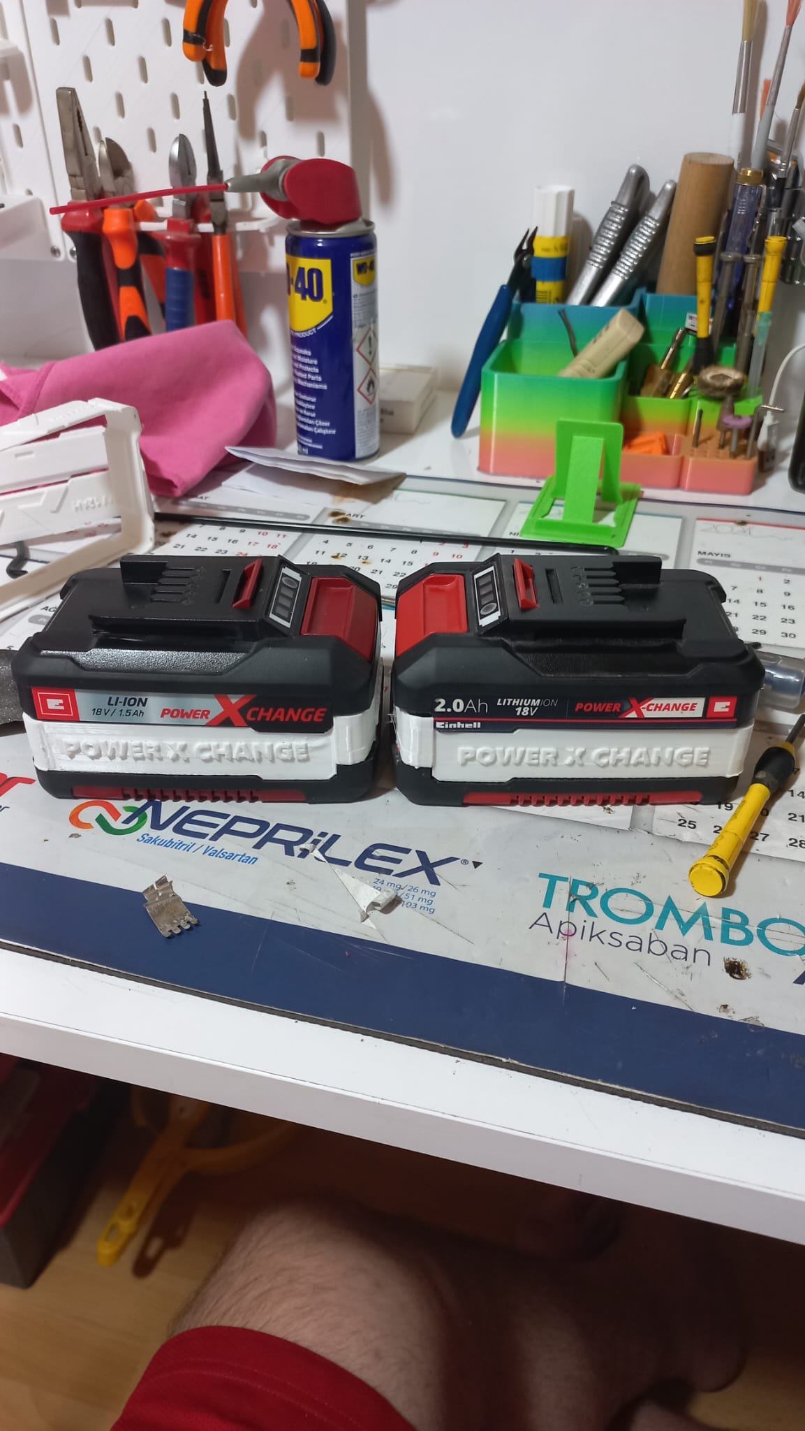Einhell battery pack spacer — miniatura 7