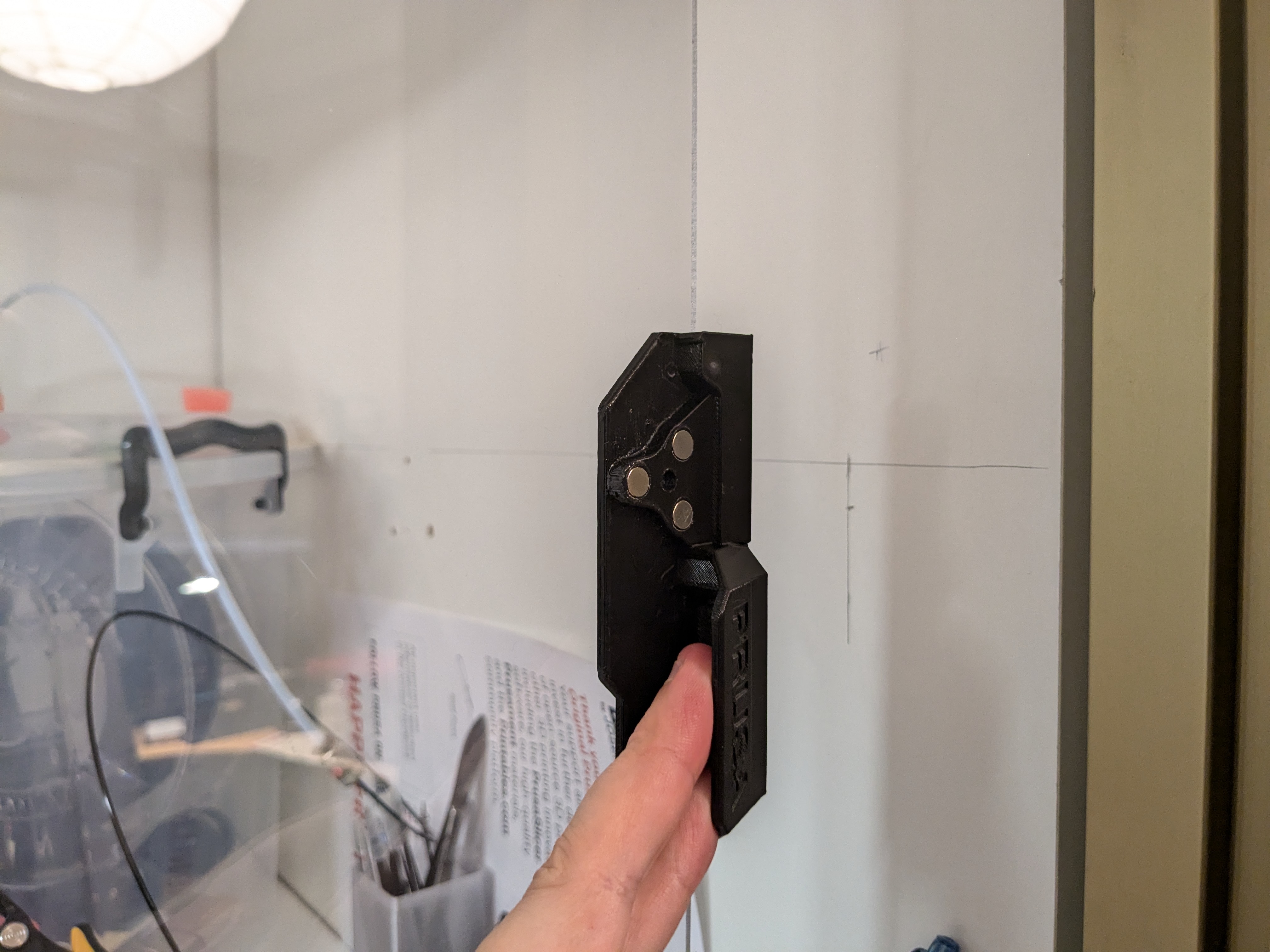 Prusa Mini Enclosure Door Handle with PTFE Magnetic Coupler — thumbnail 4