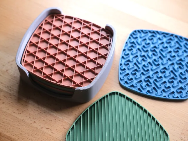 Squircle Coaster Holder (tall)