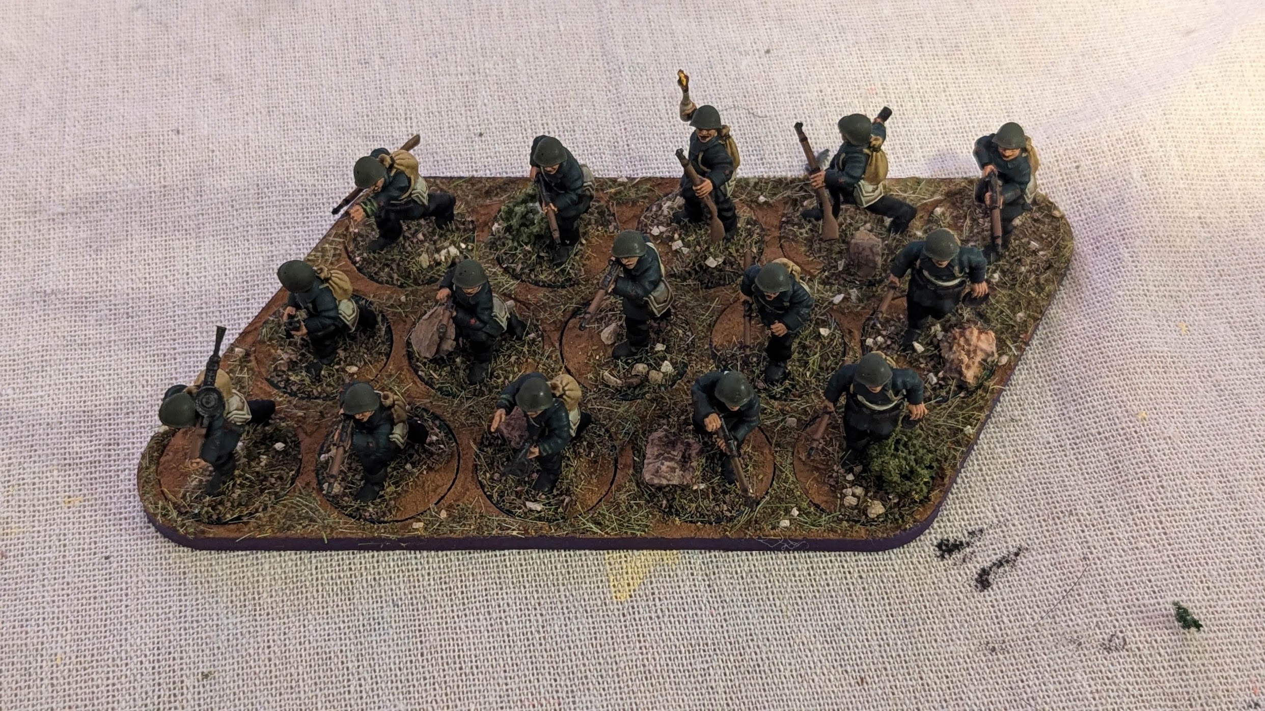 Magnetizable Bases for Wargaming Units