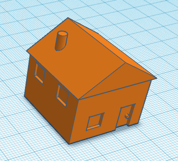 Simple comic house