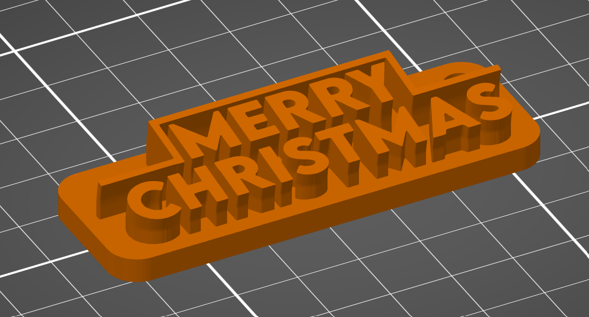 Merry Christmas Keychain