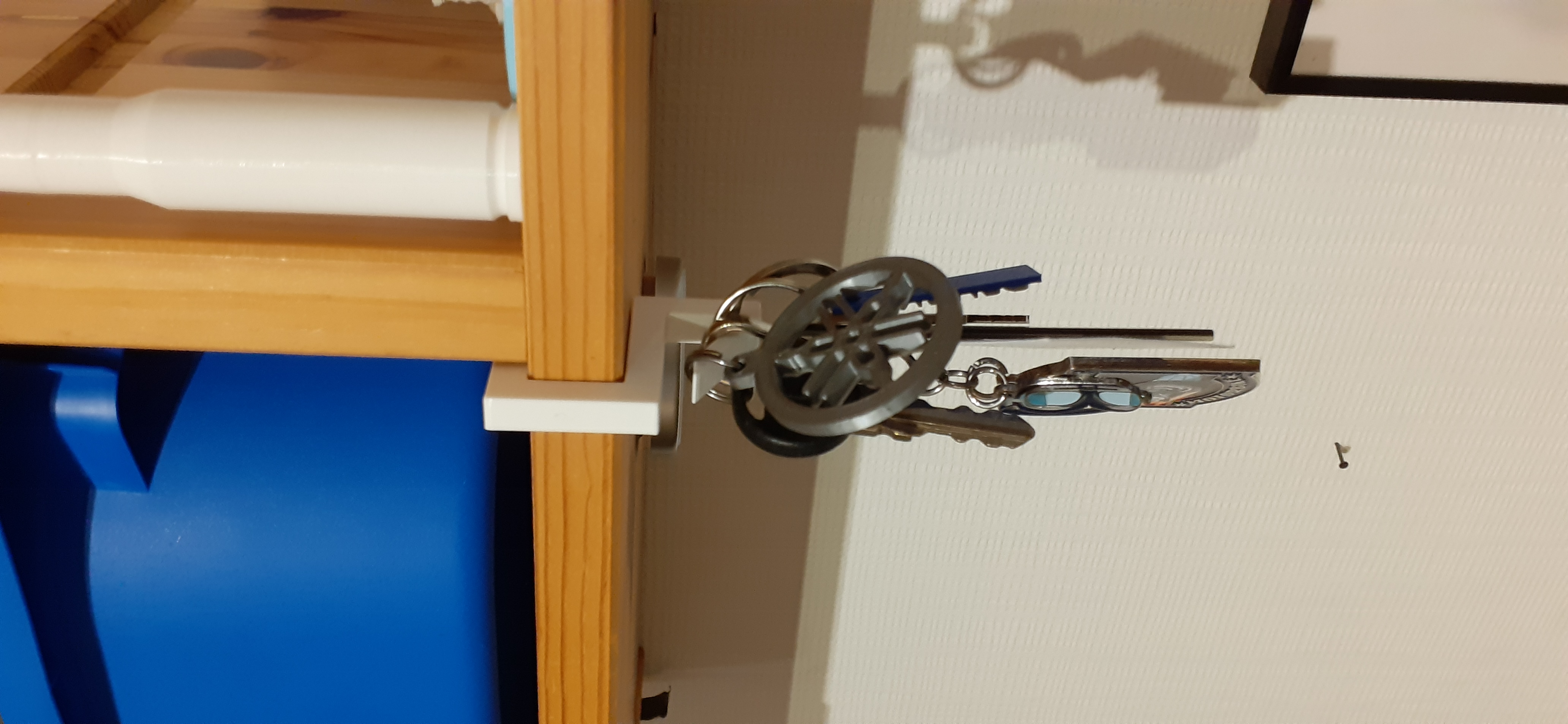 Hook for Ikea shelfs
