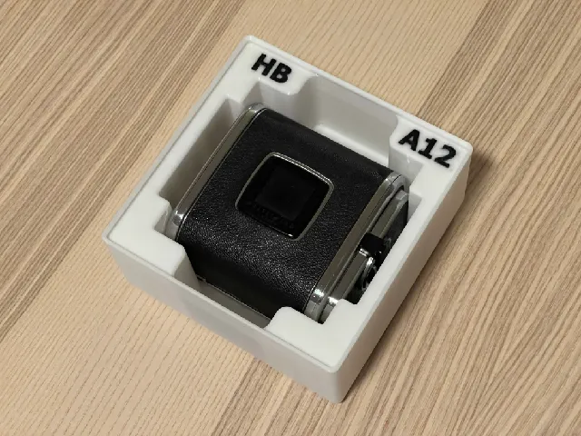 Hasselblad A12 Film Back Gridfinity 3x3x8 Holder