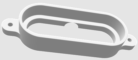 Button panel for 6mm tactile buttons - with screw holes