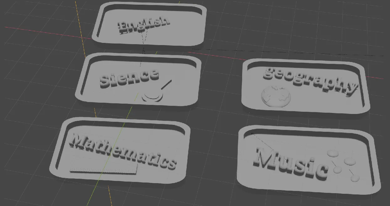 notebook labels by Wojcieh Dąbrowski | Download free STL model ...