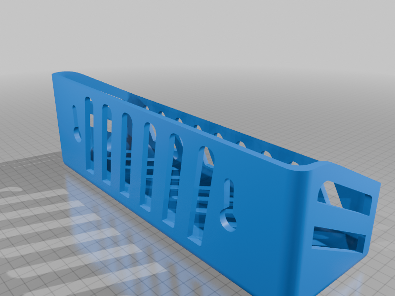 Wall Rack Stl Wall mounted rack - Lightweight by WARXion | Download free STL model ...
