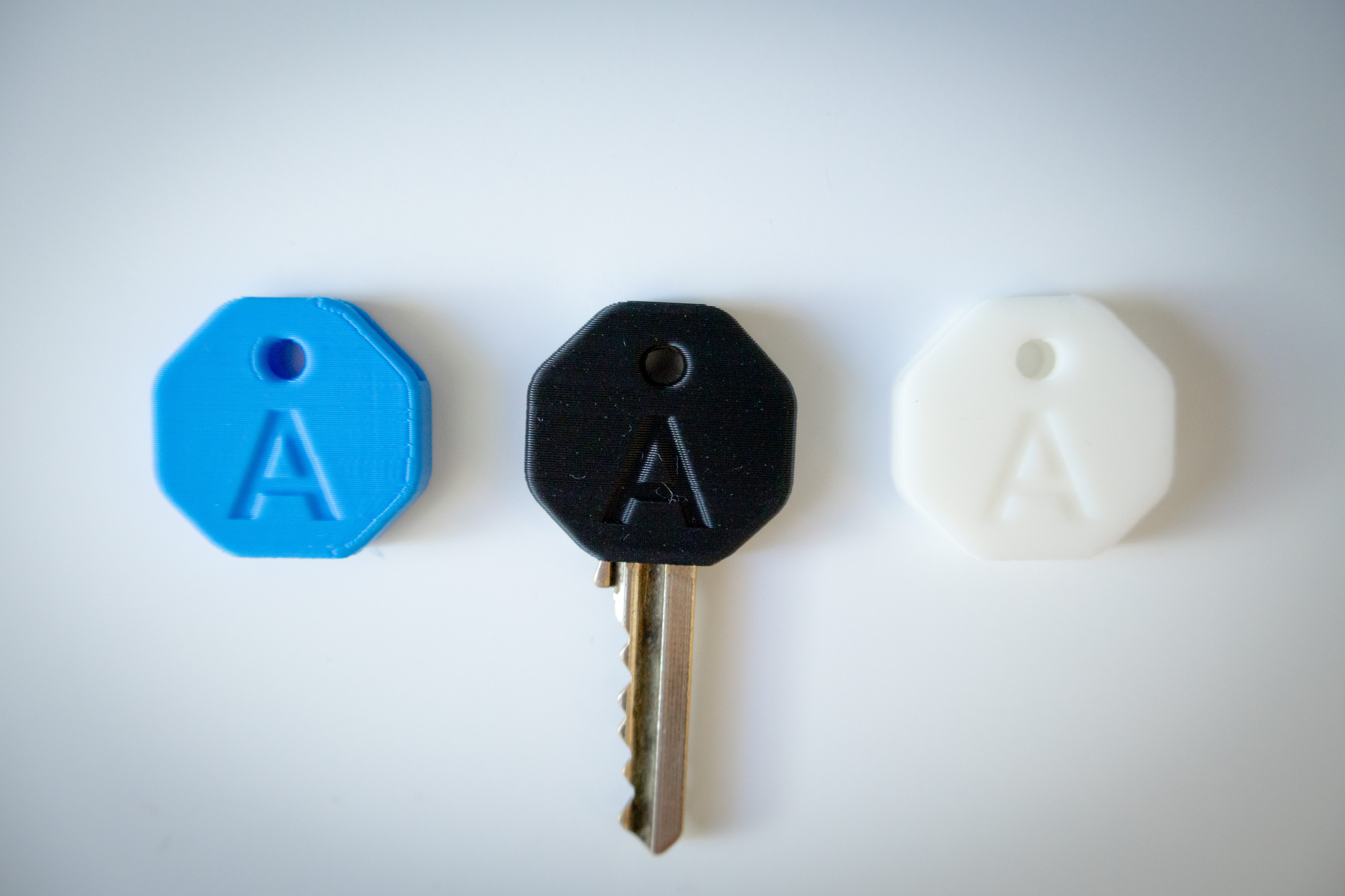 Ultimate Custom Key Covers/ Key Cases - Round/ Octagon With Letter/ Number/ Custom Writing (with project files) — thumbnail 2
