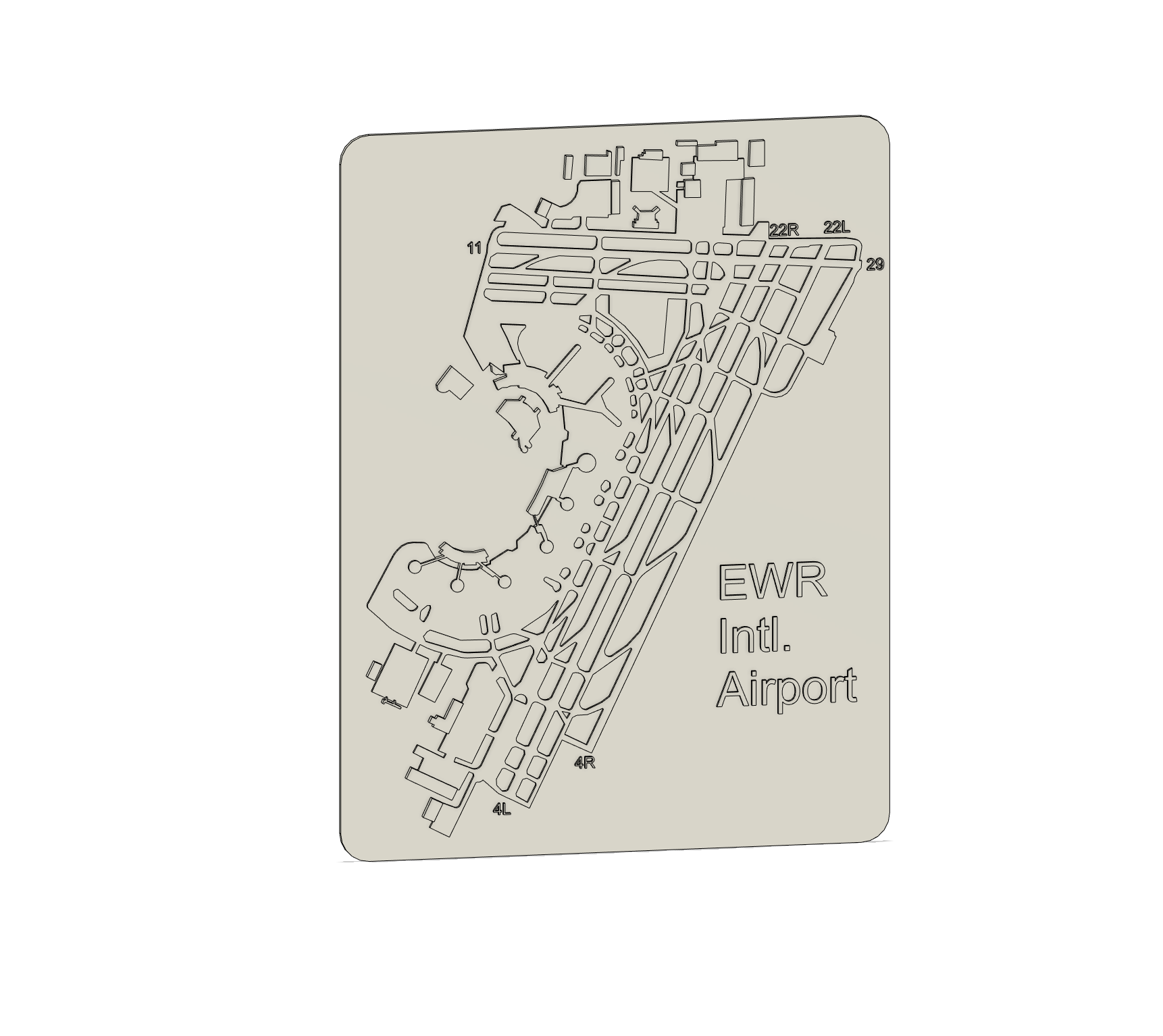 Newark Airport Map