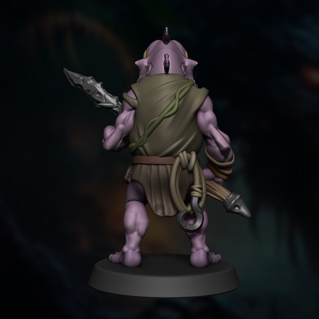 Kuo Toa — Underdark Fish Folk | Free STL | D&D 5e Miniature — miniatura 4