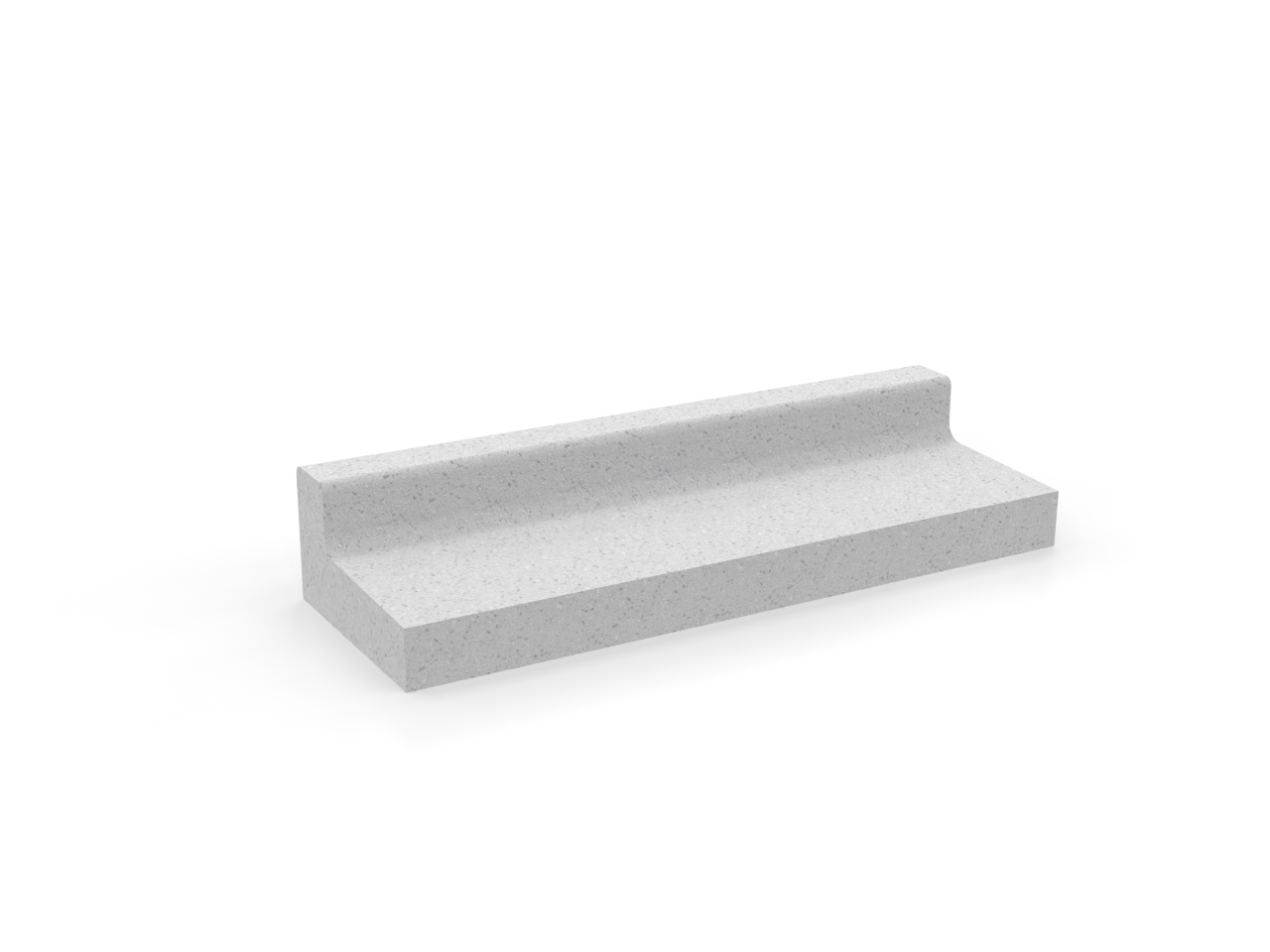 Scale Concrete Curb - Combined Concrete Curb and Gutter - Type III