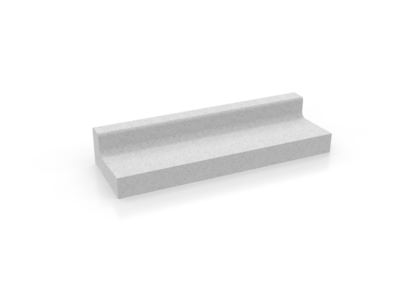 Scale Concrete Curb - Combined Concrete Curb and Gutter Type II