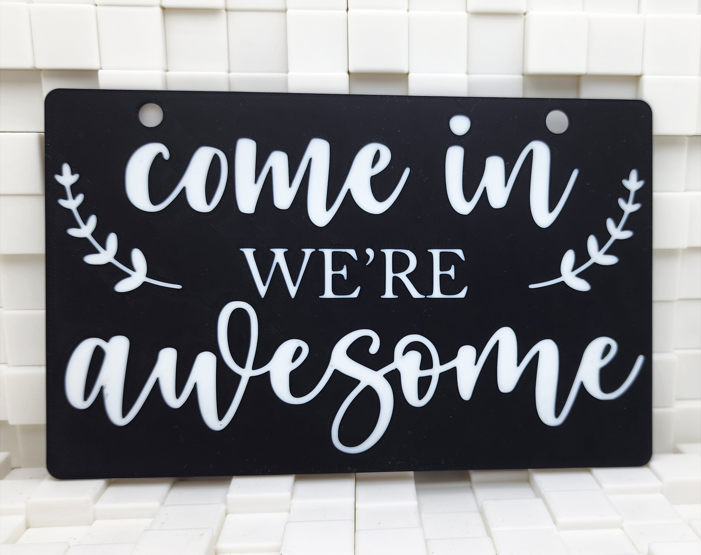 Come in we're awesome Sign MMU/AMS + Single-Color Models — thumbnail 3