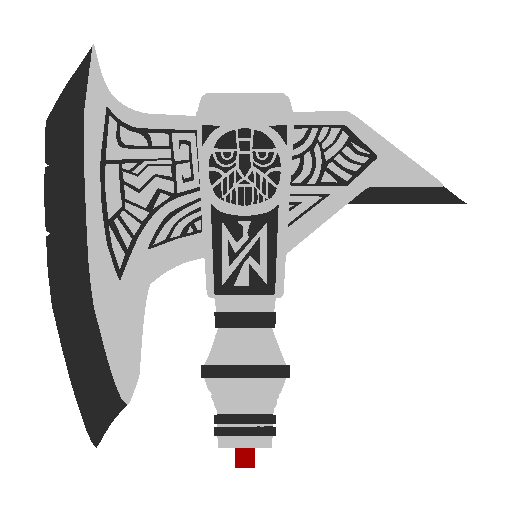 Viking axe full scale