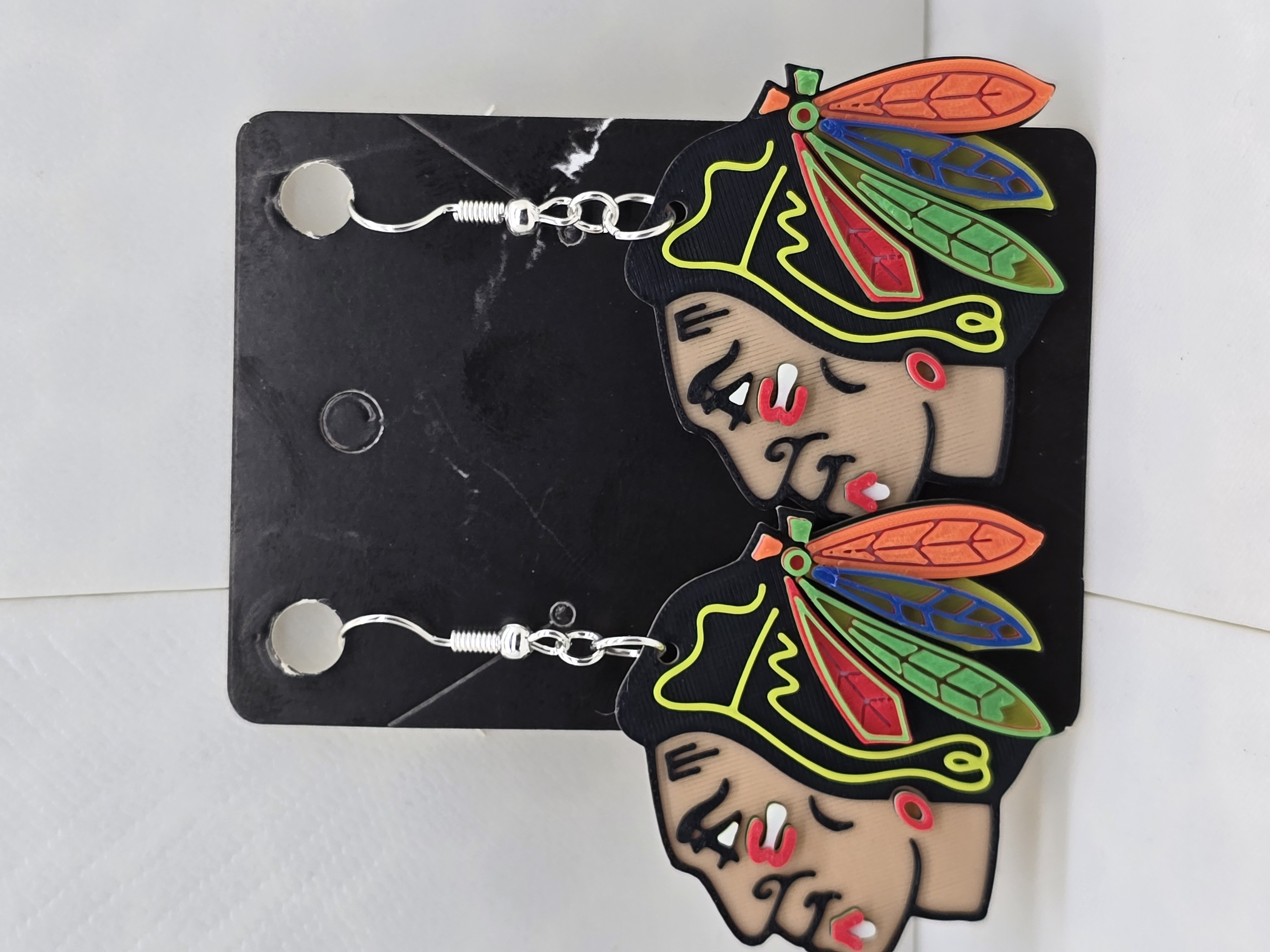 Chicago Blackhawks Earrings