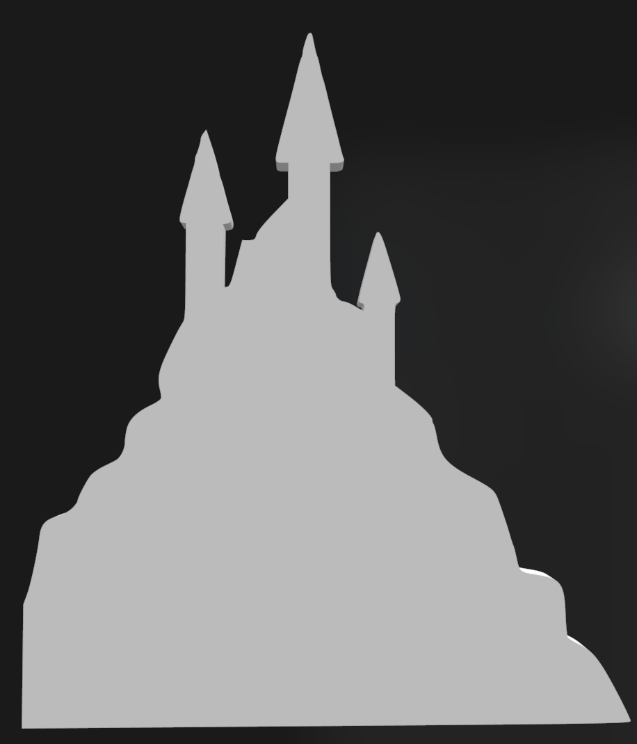 Vlad's castle Halloween Magnet