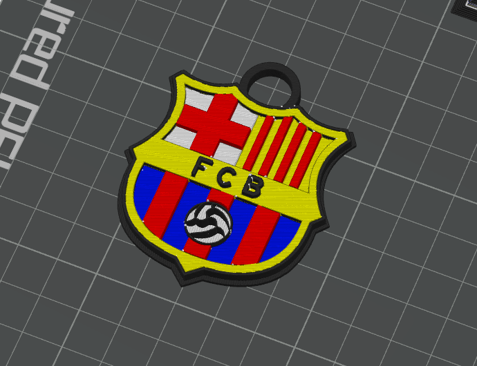FC Barcelona Keychain Remix