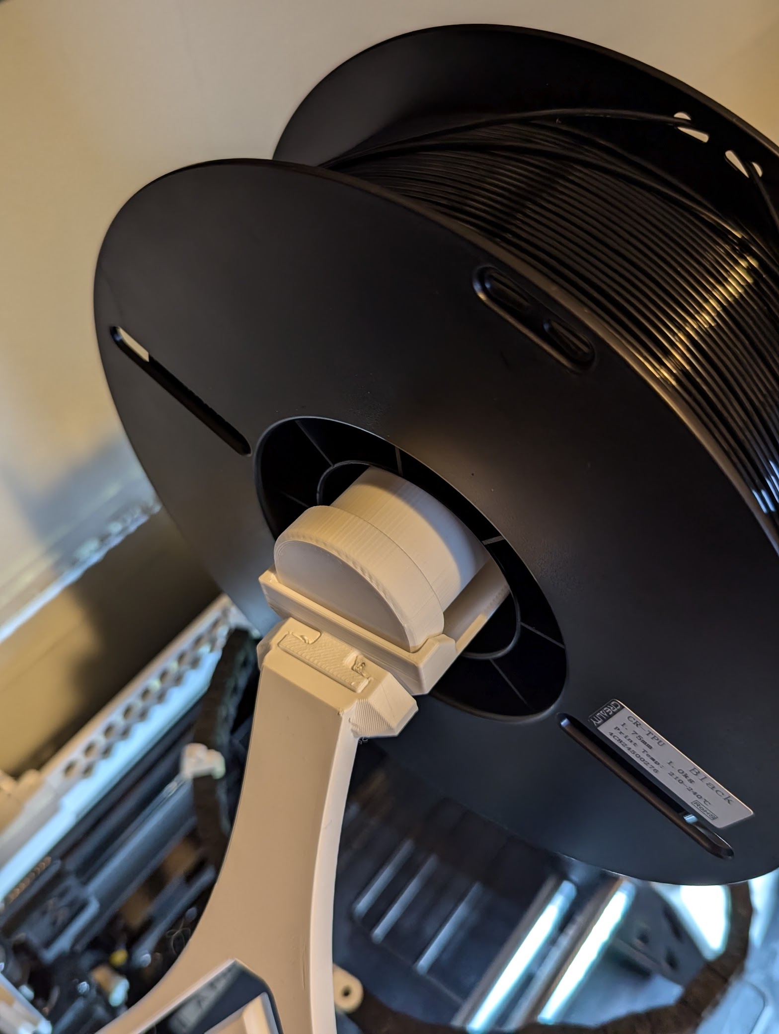 Spindle roller for creality k1c top spool holder