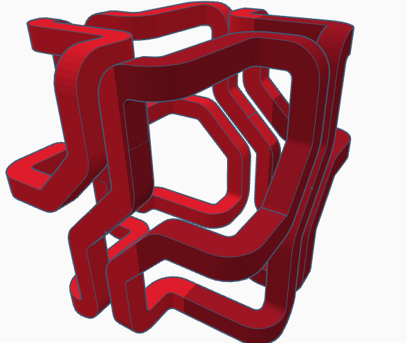 Miniatura 3 do modelo 3D Illusion Cube/ Mobius Cube