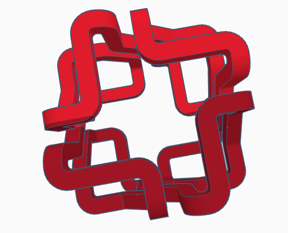 Miniatura 2 do modelo 3D Illusion Cube/ Mobius Cube