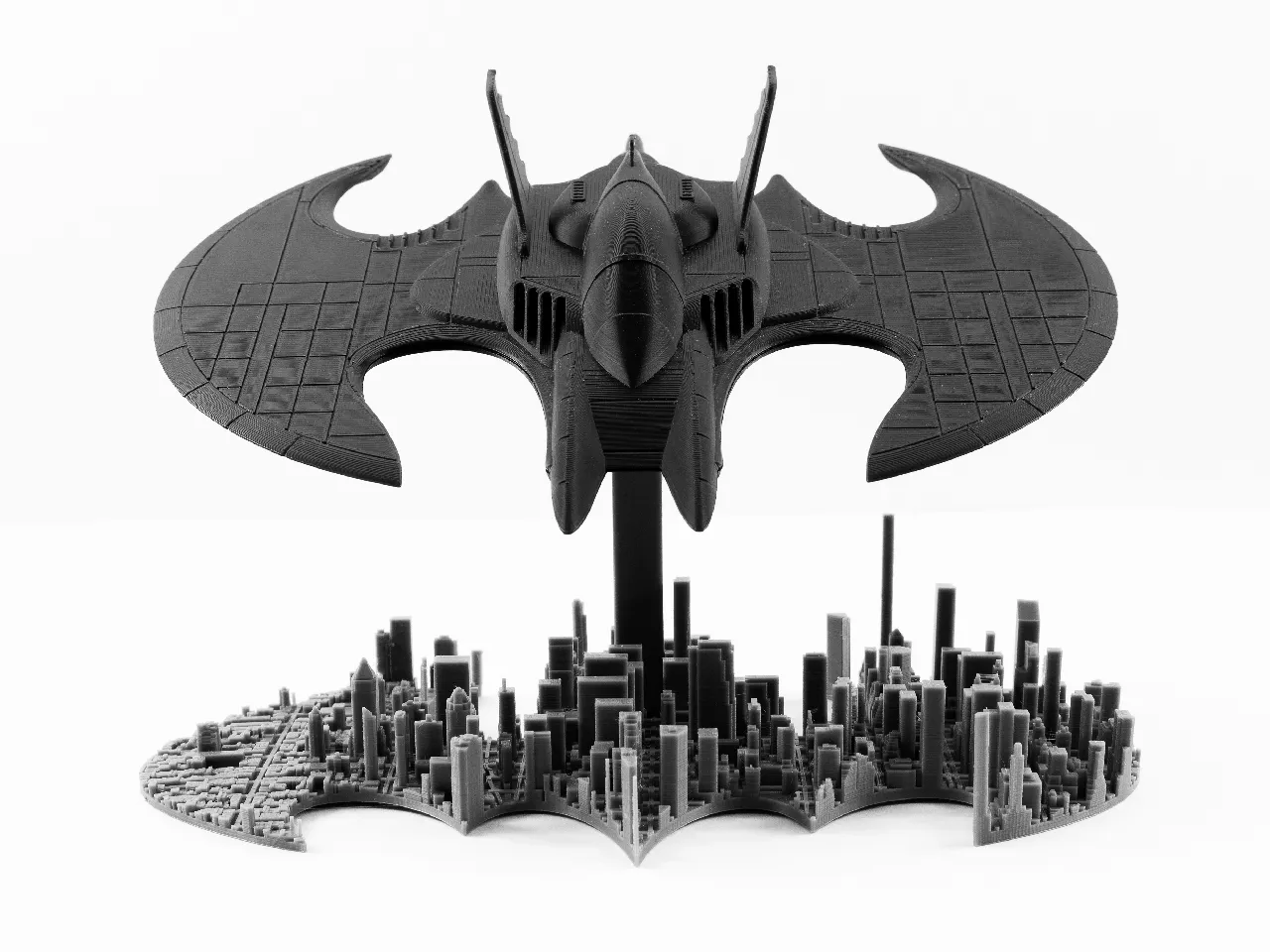 Batwing over Gotham City (No Supports, No AMS) by AlexT Download