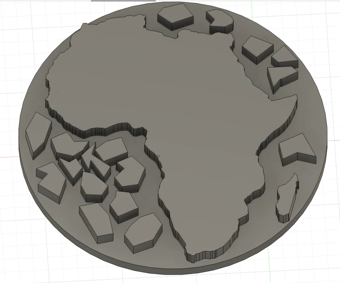 Coaster: African Continent