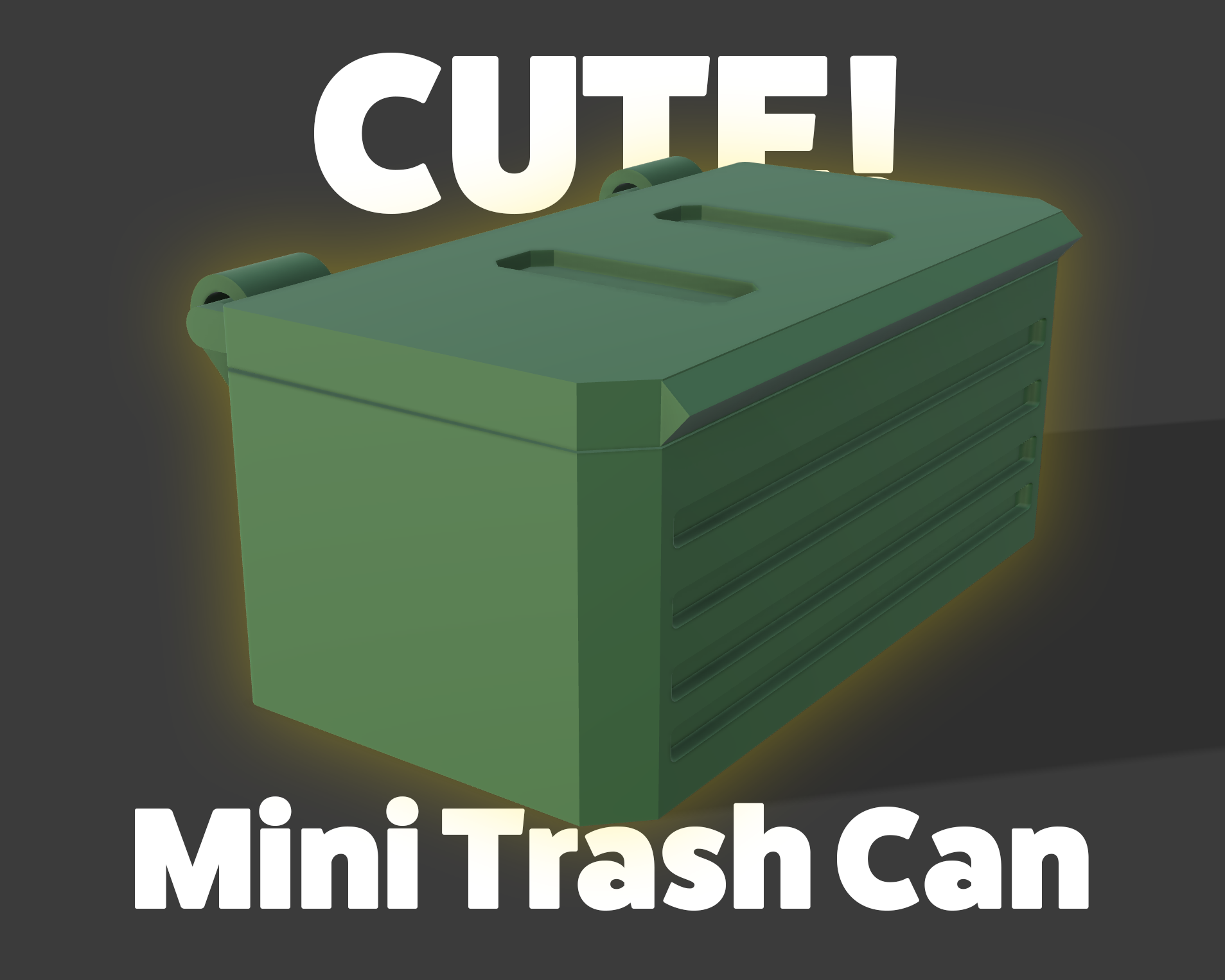 Cute Mini Trash Can