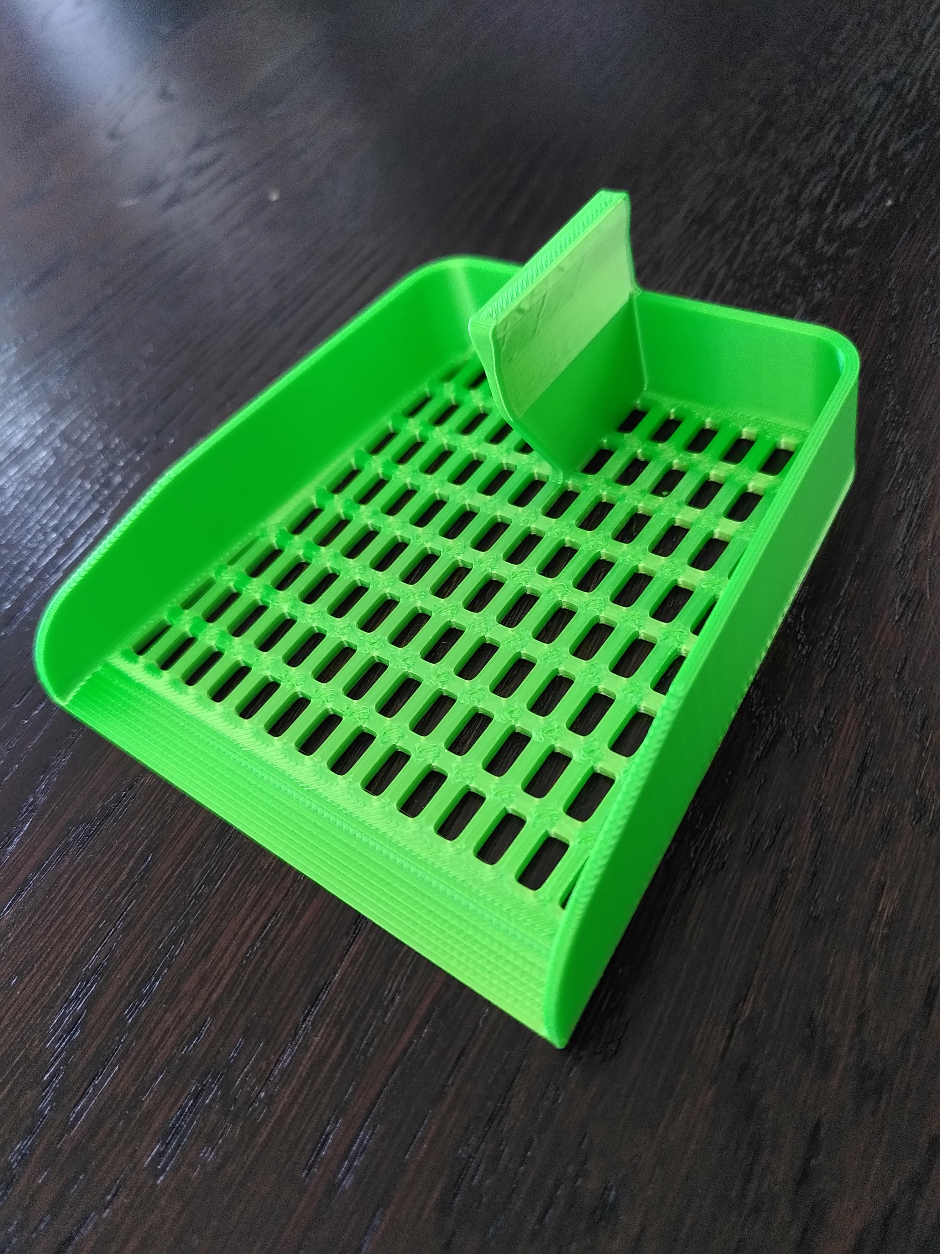 Small animal (rat, hamster, mouse) litter scoop / Kleintier Streuschaufel
