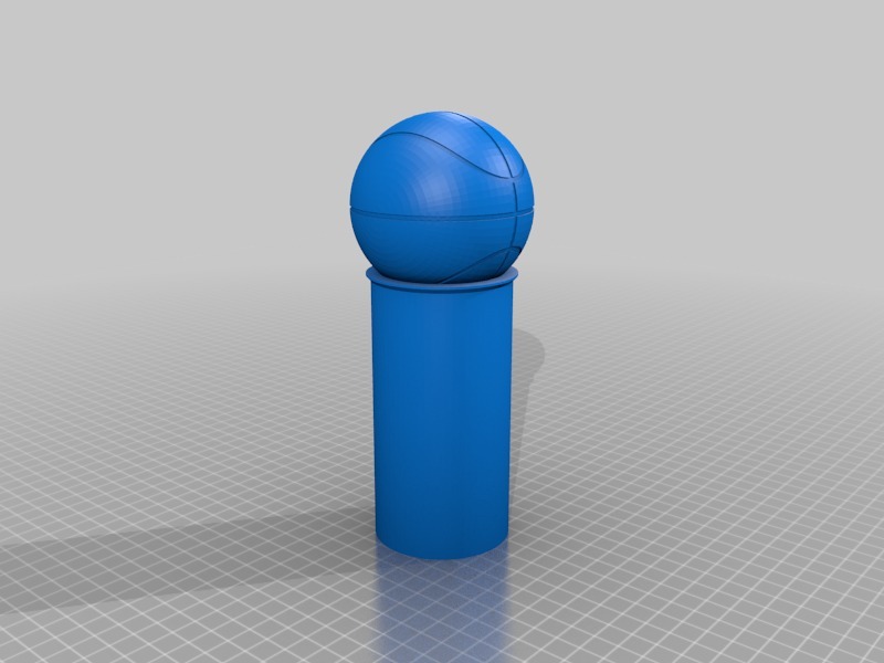 Miniatura 5 do modelo 3D Basketball Trophy