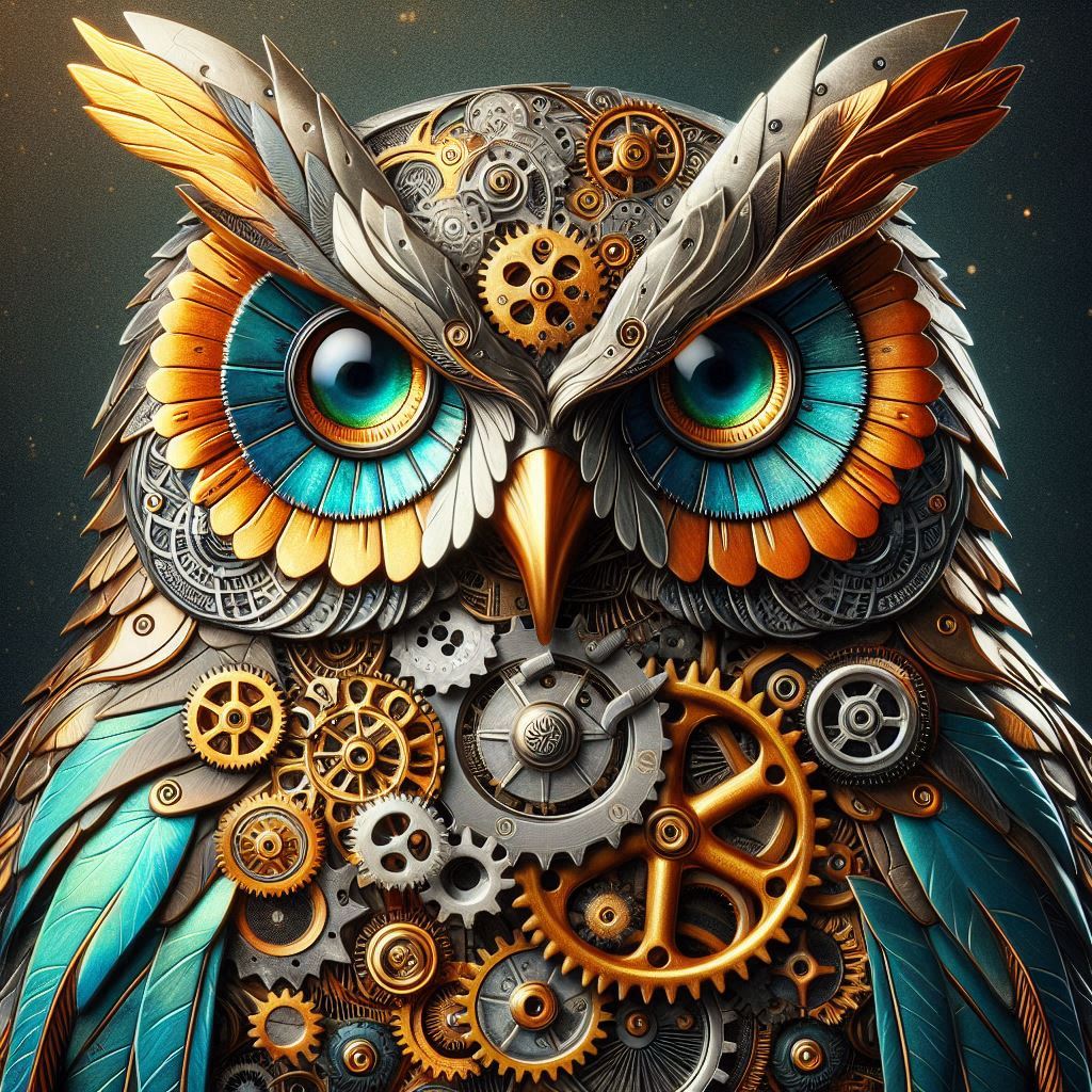 Hueforge Clockwork Owl — thumbnail 2