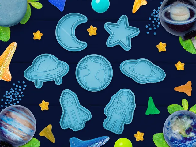 Space set - cookie cutters